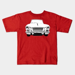 Triumph Vitesse 1960s British classic car monoblock black/white Kids T-Shirt